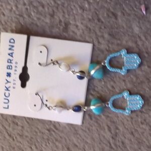 Lucky Brand semi precious stones earrings